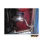 Stainless steel rear silencer with round tail pipe 80 mm Alfa Romeo 75 1.8 TURBO AMERICA 1987 - 1993