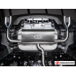Pot d'échappement arrière duplex Fiat 124 Spider 1.4 MULTIAIR (103KW) 2016 - Aujourd'hui sorties rondes 70 mm décalées