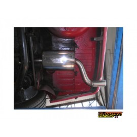 Endschalldämpfer in Edelstahl mit ER Alfa Romeo 75 KAT. 2.5 V6 Q.ORO/MILANO - 3.0I V6 1988 - 1993
