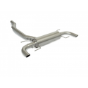 Stainless steel rear silencer for original Alfa Romeo Giulia(952) 2.0 Turbo Q4 Veloce (206kW) 2016 - Today