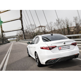 Stainless steel rear silencer for original Alfa Romeo Giulia(952) 2.0 Turbo Q4 Veloce (206kW) 2016 - Today