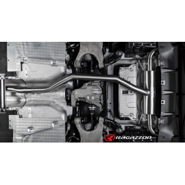 Stainless steel rear silencer left/right Alfa Romeo Giulia(952) 2.0 Turbo Q4 Veloce (206kW) 2016 - Today
