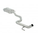 Stainless steel centre silencer Alfa Romeo 147 1.6 16V (77/88KW) - 2.0 16V (110KW) - 2.0 SELESPEED 2000 -10/2004