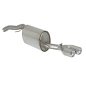 Pot d'échappement arrière inox Fiat Bravo II 1.4TJET SPORT (88 / 110KW) 02/2007 - 2014