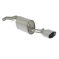 Silencieux arrière en inox sortie ovale Fiat Bravo II 1.4TJET SPORT (88 / 110KW) 02/2007 - 2014