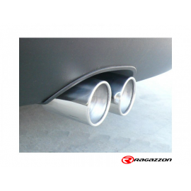 Pot d'échappement arrière inox Fiat Bravo II 1.4TJET SPORT (88 / 110KW) 02/2007 - 2014