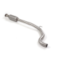 Stainless steel centre silencer - Oversized exhaust pipe Abarth GRANDE PUNTO 1.4 TJET KIT ESSEESSE (132KW) 10/2007 - Today