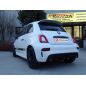 Endschalldämpfer Gruppe N in Edelstahl rechts/links mit je ER 102 mm rund Sport Line ABARTH 500/595 1.4TJET (121KW) 2016 - Heute