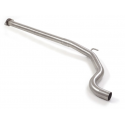 Tubo centrale Gr. N senza silenziatore inox - Linea maggiorata Abarth GRANDE PUNTO 1.4 TJET KIT ESSEESSE (132KW) 10/2007 - Oggi