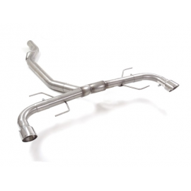Stainless steel rear tubes Alfa Romeo Giulia(952) 2.0 TURBO (147KW) 2016 - Today