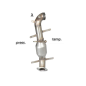 Catalyseur sport + tube remplacement FAP Fiat Grande Punto 1.6 MULTIJET (88KW) 2009 - 2012