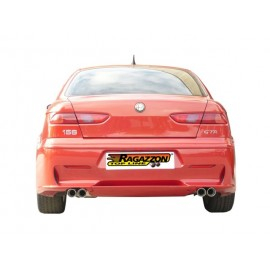 Posteriore inox sdoppiato Alfa Romeo 156 GTA 3.2 I V6 (184KW) BERLINA + SPORTWAGON 2002 - 06/2007