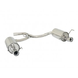 Stainless steel rear silencer Alfa Romeo 159 1.9JTS (118KW) +SPORTWAGON 10/2005 - 2008
