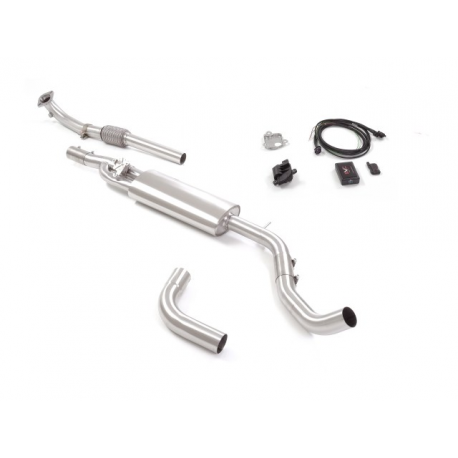 Stainless steel flexible with centre silencer ABARTH 695 1.4 T-JET (121KW) 2017 - Today