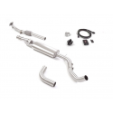 Stainless steel flexible with centre silencer ABARTH 695 1.4 T-JET (121KW) 2017 - Today