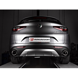 Sortie d'échappement ronde Alfa Romeo Stelvio 2.2 TURBO DIESEL Q4 (154KW) 2017 - Aujourd'hui