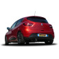 Silencieux d'échappement arrière en inox 1 sortie ronde 80mm Renault Clio IV 1.5DCI (55KW) 2012 - AUJOURD'HUI