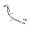 Tube suppression  catalyseur + tube remplacement filtre à particules Volkswagen Passat VI 1.6TDI (77KW) 2009 - 2010
