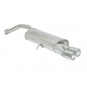 Posteriore inox Alfa Romeo 166 2.4 JTD (100/103/110kW) 10/1998 - 12/2007