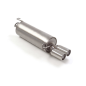 Silencieux arrière en inox avec 2 sorties rondes 80mm GOLF IV 1.4I 16V (55KW) 1997 - 2004